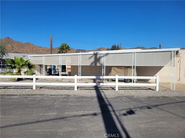 a view of a house with a outdoor space