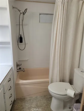 a bathroom with a toilet and a bathtub