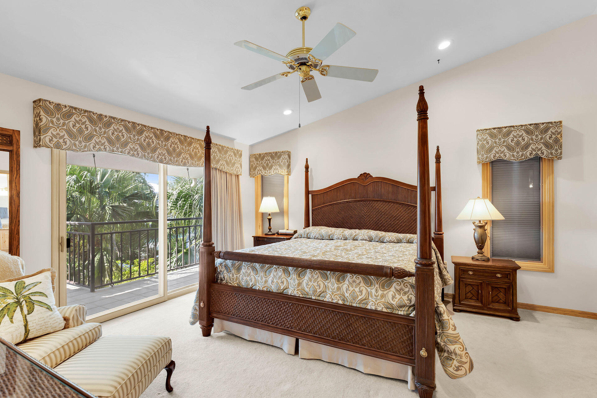 701 12th Street Key Colony Beach, FL 33051 - Photo 26 of 48 a bedroom with a bed and a large window