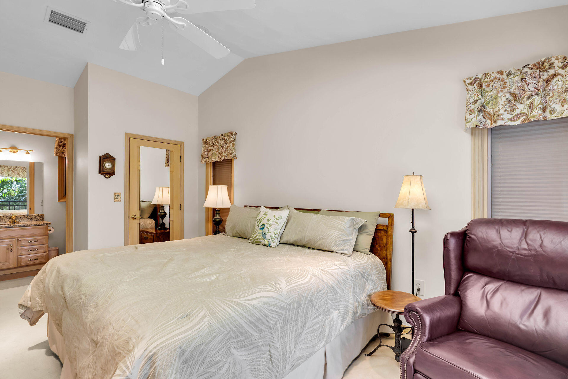 701 12th Street Key Colony Beach, FL 33051 - Photo 37 of 48 a bedroom with a bed couch and window