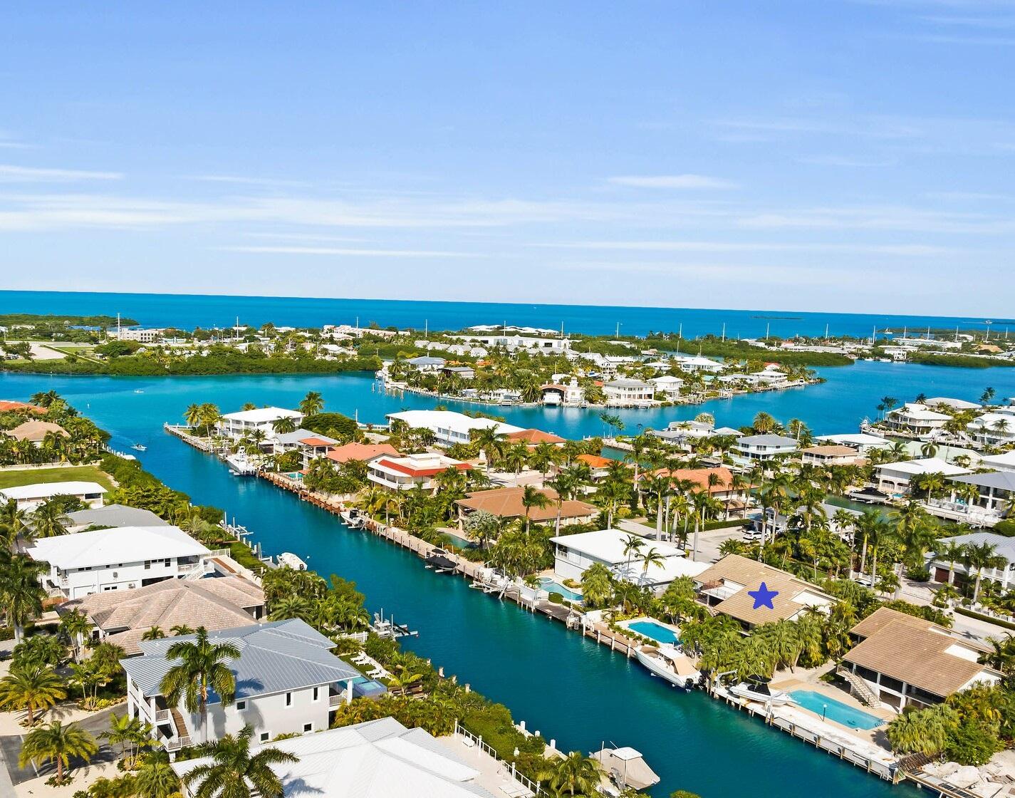 701 12th Street Key Colony Beach, FL 33051 - Photo 47 of 48 an aerial view of city and lake