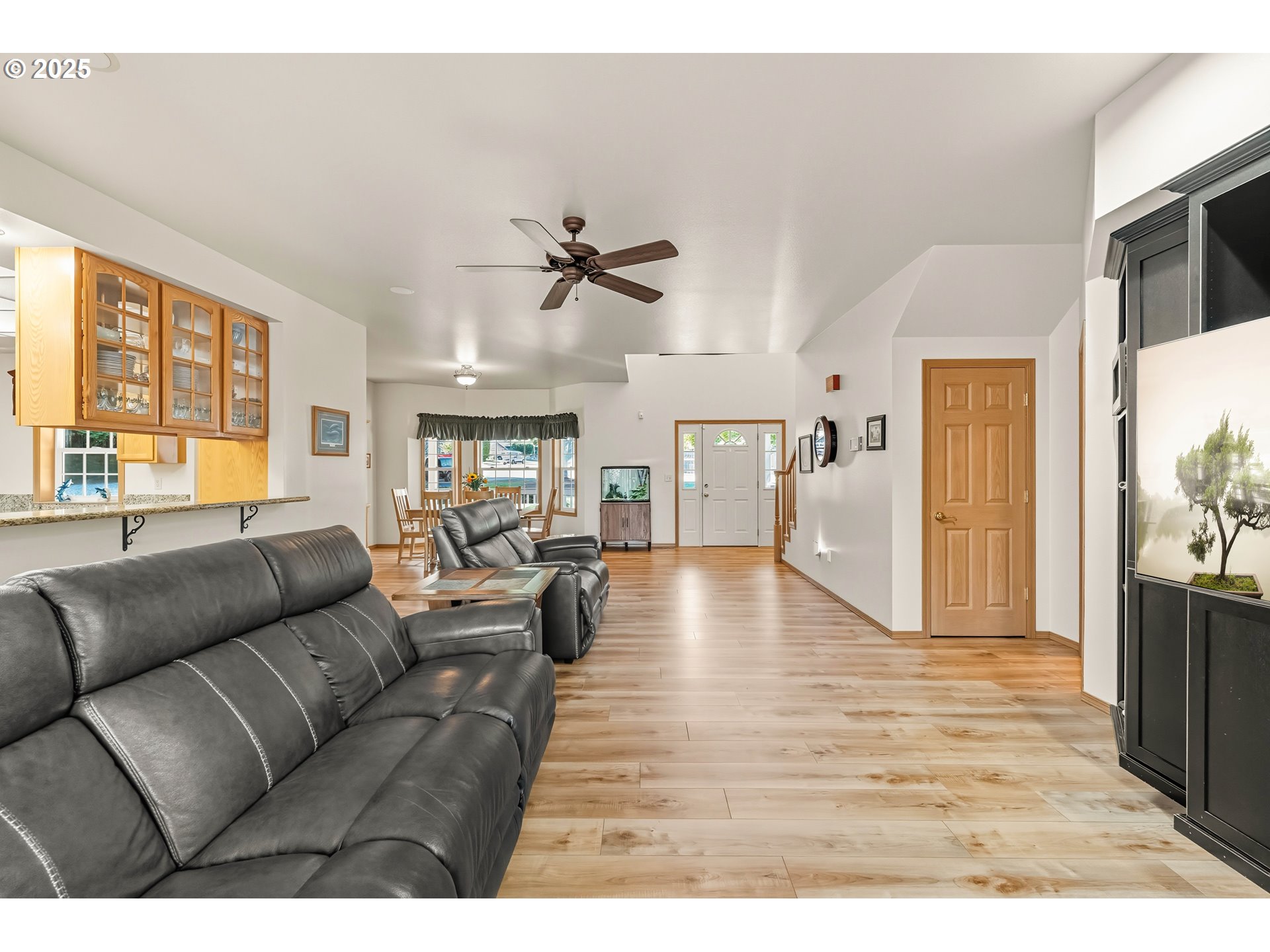 729 Ranch Road Reedsport, OR 97467 - Photo 22 of 48 a living room with furniture and a large window