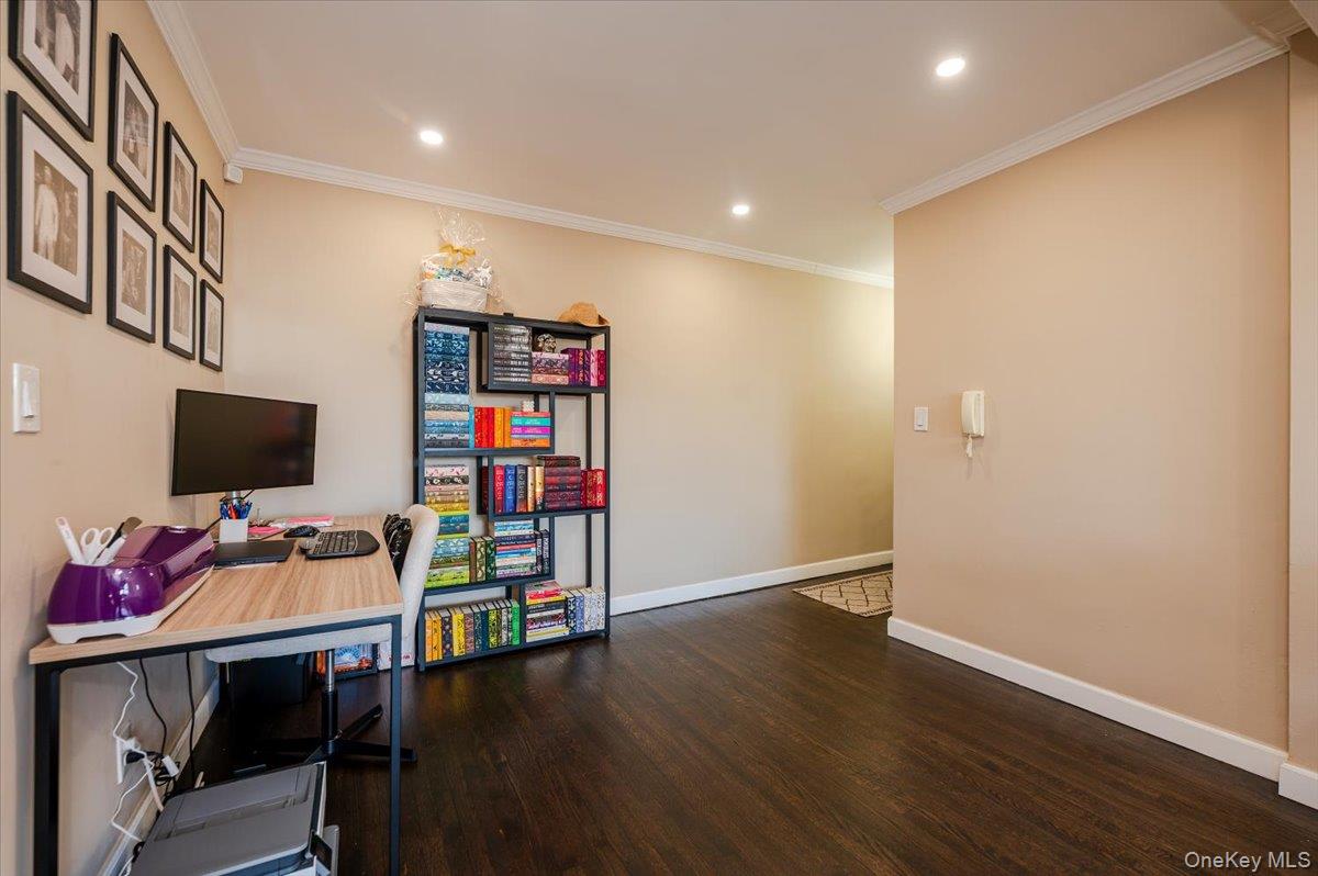1 Remsen Road, Unit 4J Yonkers, NY 10710 - Photo 6 of 15 a workspace with furniture and wooden floor