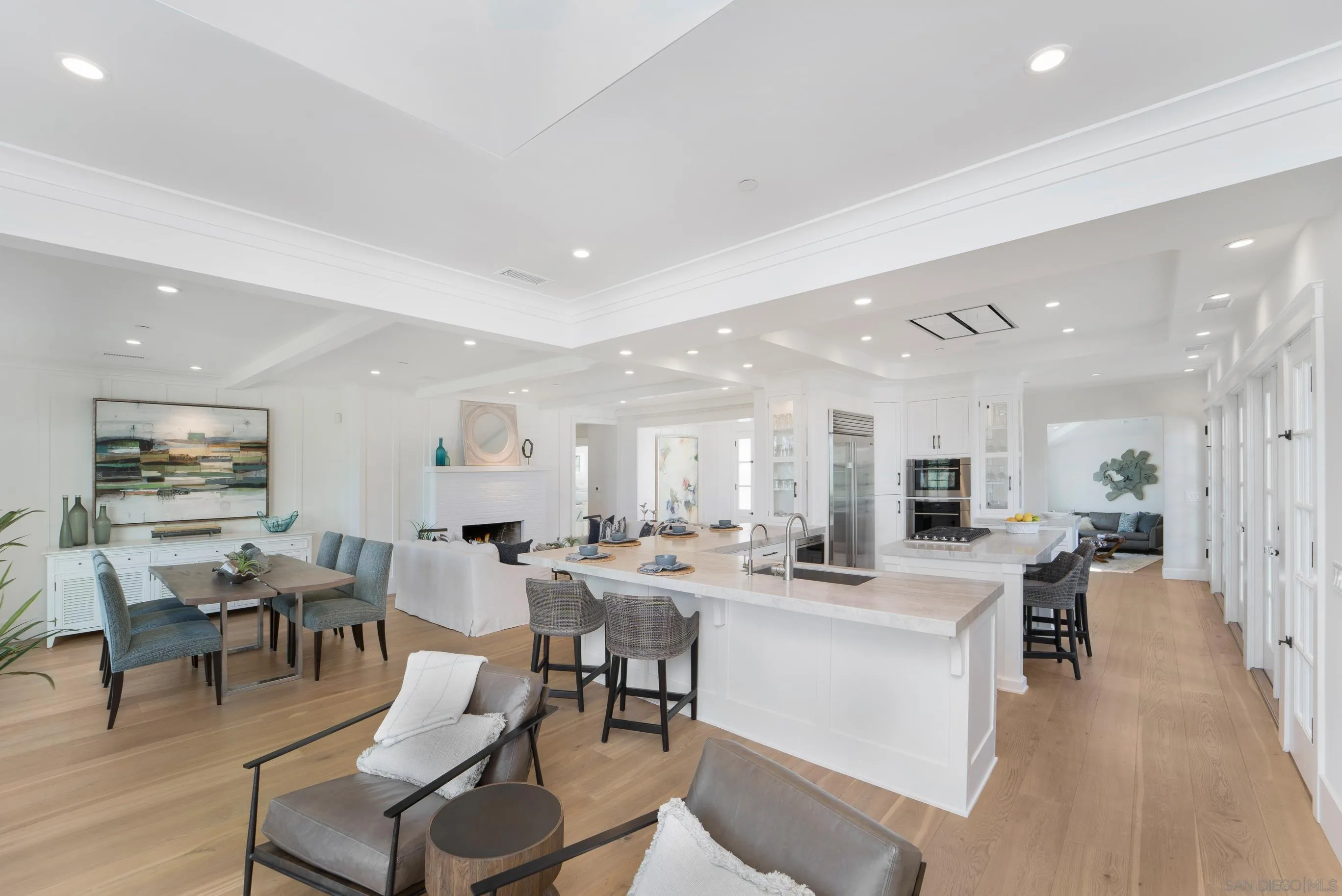 1145 Crest Road Del Mar, CA 92014 - Photo 10 of 57 a view of a dining room with furniture window and wooden floor