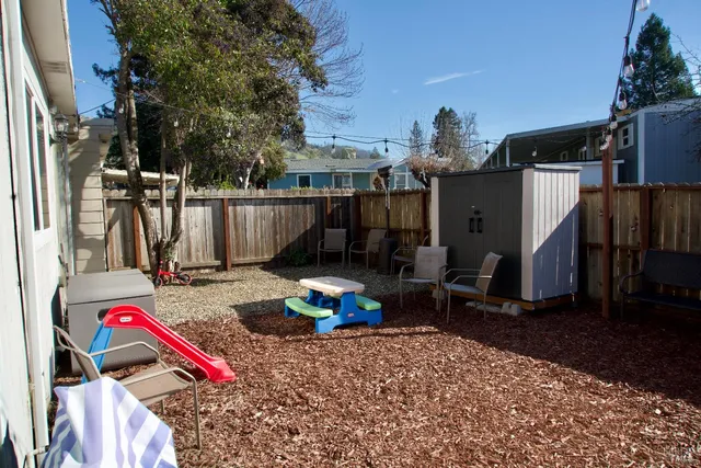 a view of outdoor space and seating area