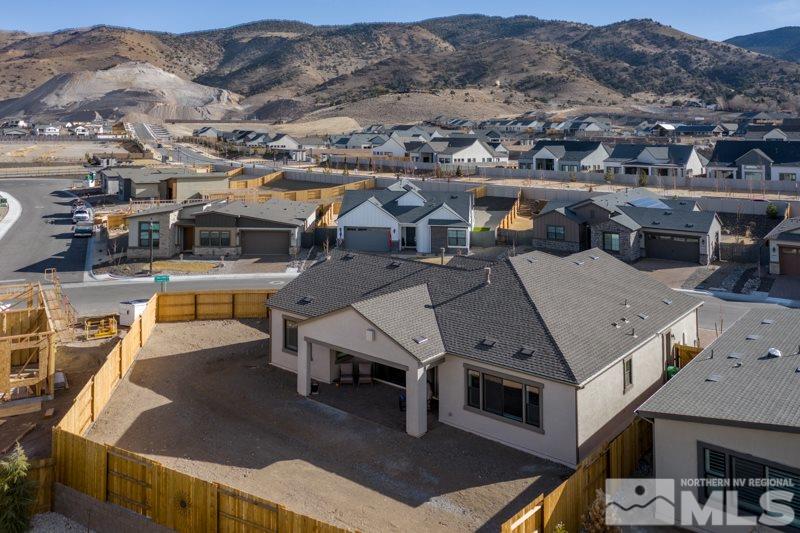 2537 Titanium Crest Drive Reno, NV 89521 - Photo 23 of 26 an aerial view of a house with a mountain view