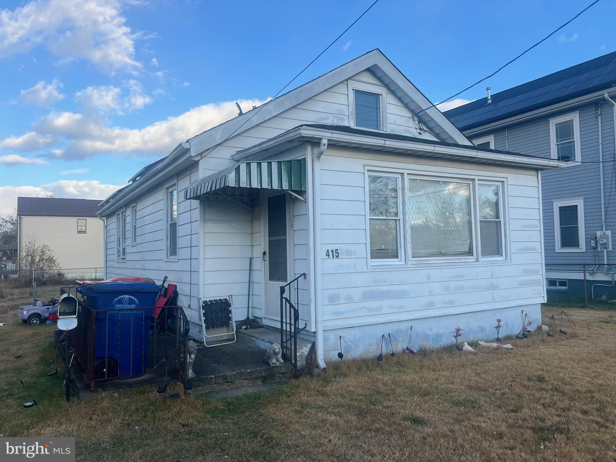 a front view of house