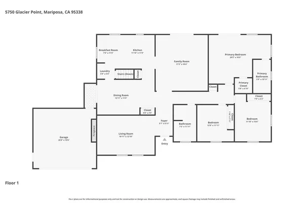 $499,500 | 5750 Glacier Point, Mariposa, CA 95338