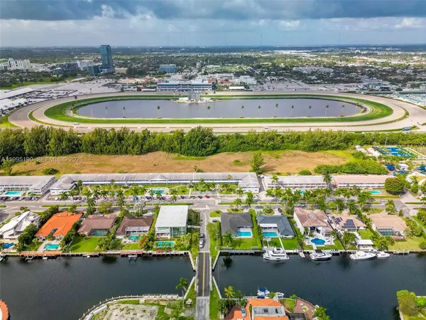 a view of a city with an ocean