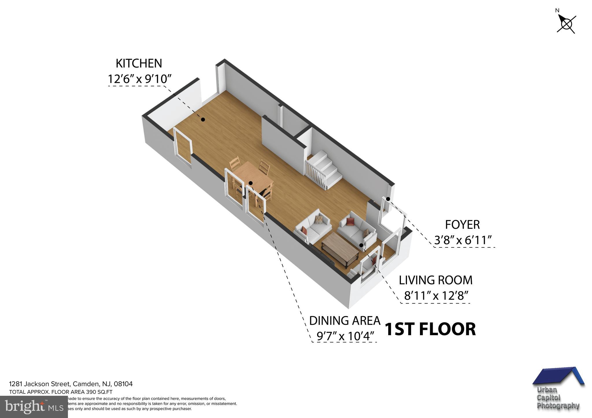 1281 Jackson Street Camden, NJ 08104 - Photo 38 of 43 a living room with furniture