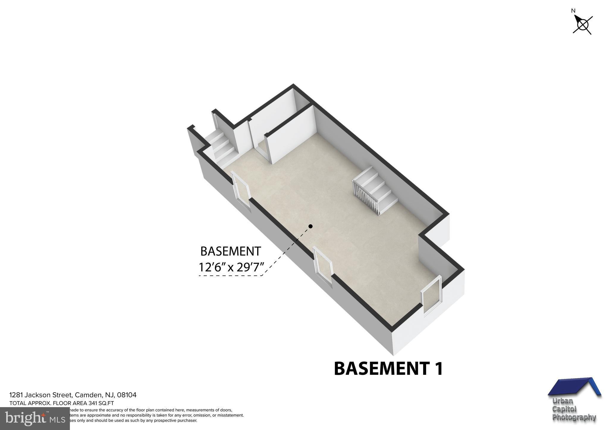 1281 Jackson Street Camden, NJ 08104 - Photo 39 of 43 a view of a hallway with a large window