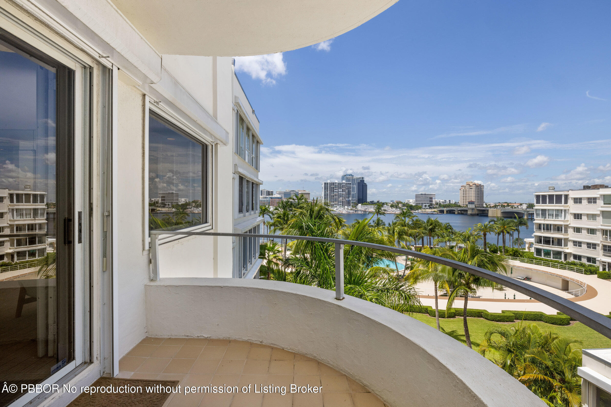 44 Cocoanut Row, Unit 510B & 511B Palm Beach, FL 33480 - Photo 20 of 24 a view of a balcony with city view