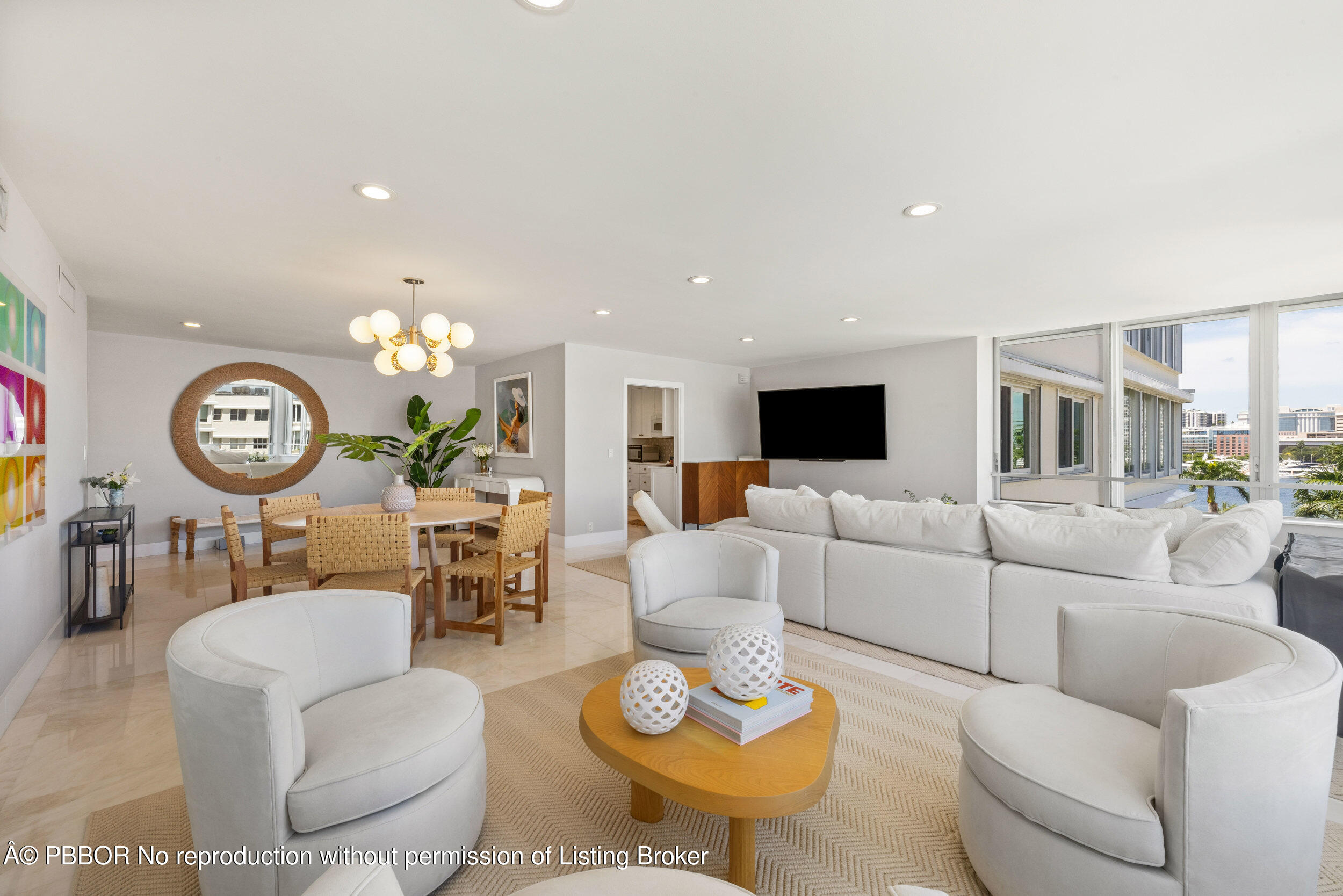 44 Cocoanut Row, Unit 510B & 511B Palm Beach, FL 33480 - Photo 6 of 24 a living room with furniture a rug and a fireplace