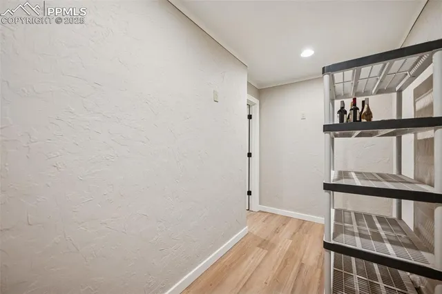 a view of storage and utility room