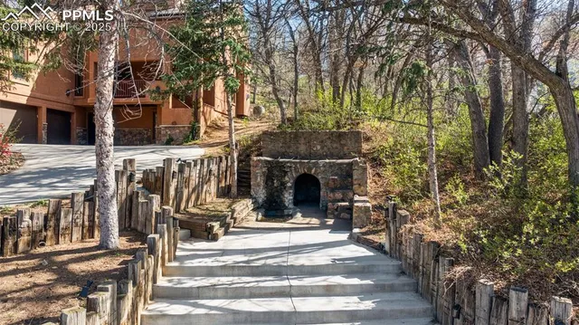 a view of a building with street