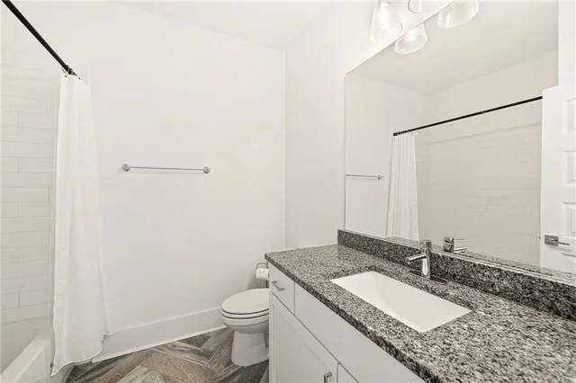 a backyard of a house with seating space