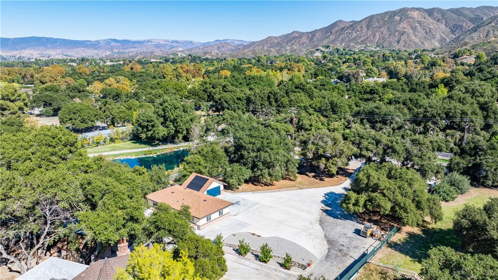 26251 Ravenhill Road Canyon Country, CA 91387 - Photo 40 of 64 a view of a lush green hillside and a houses