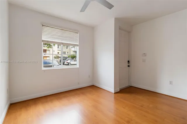 a view of an empty room