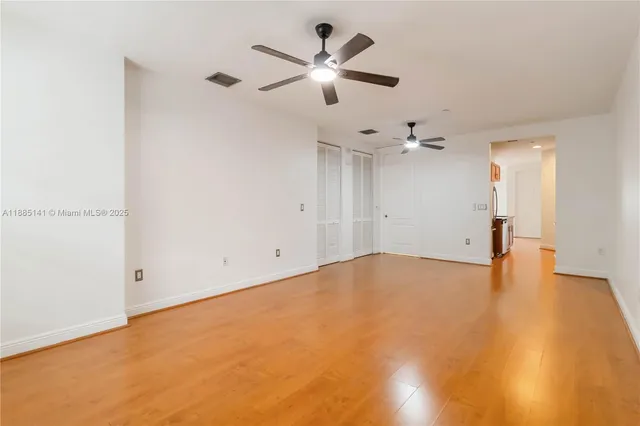 wooden floor in an empty room