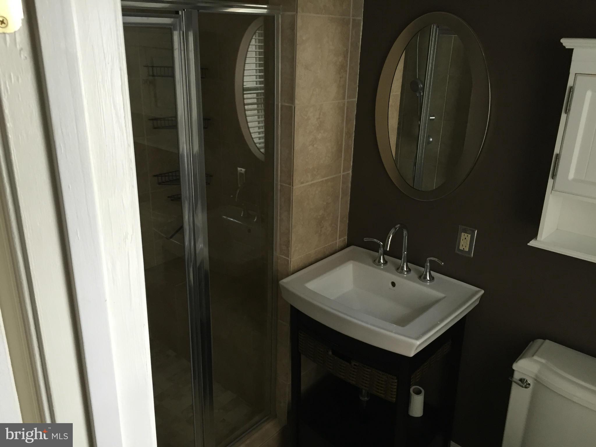 3131 Elliott Street Baltimore, MD 21224 - Photo 12 of 14 a bathroom with a sink and a mirror