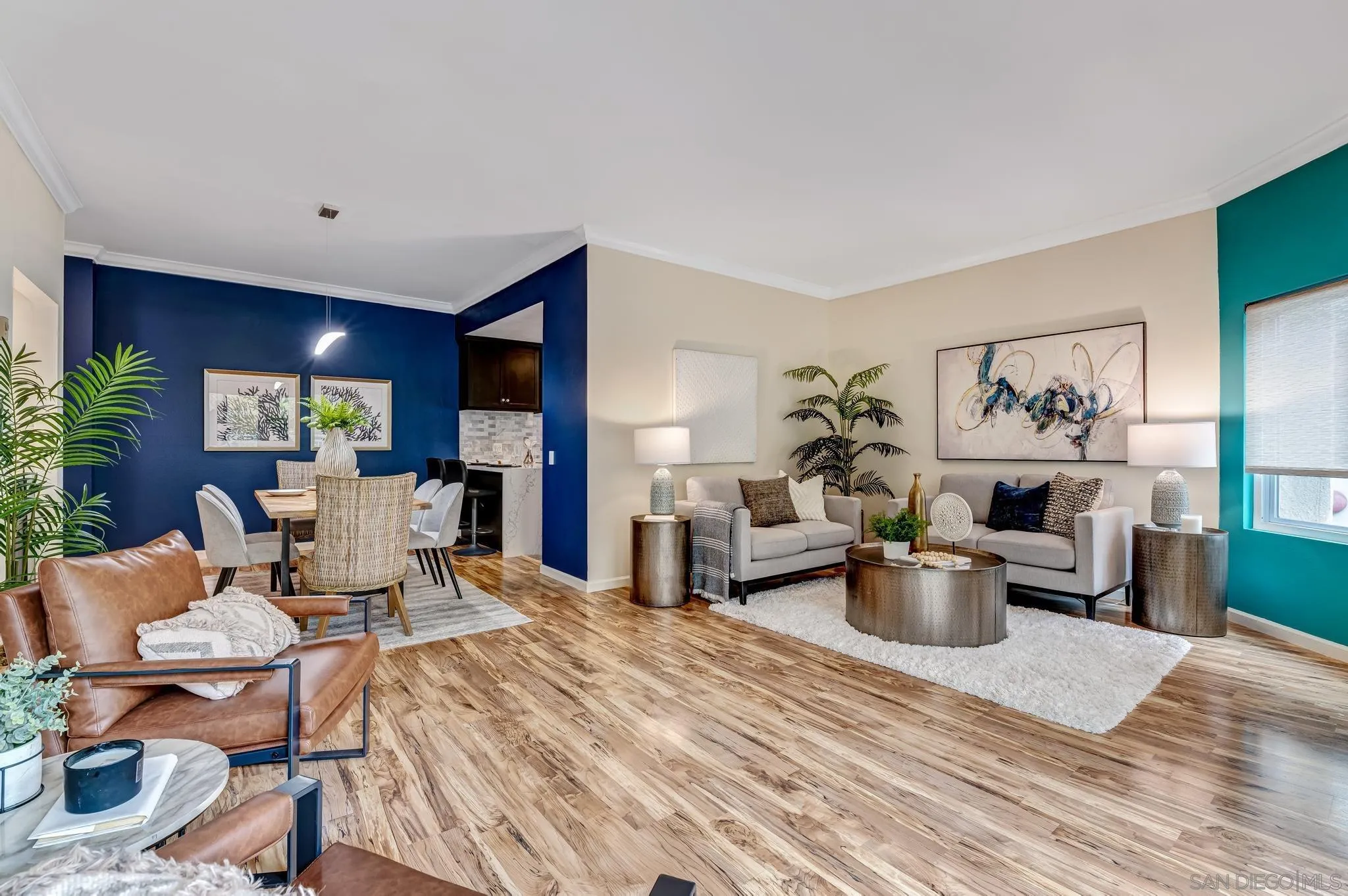 5370 La Jolla Boulevard, Unit 201B La Jolla, CA 92037 - Photo 10 of 31 a living room with furniture a window and a table