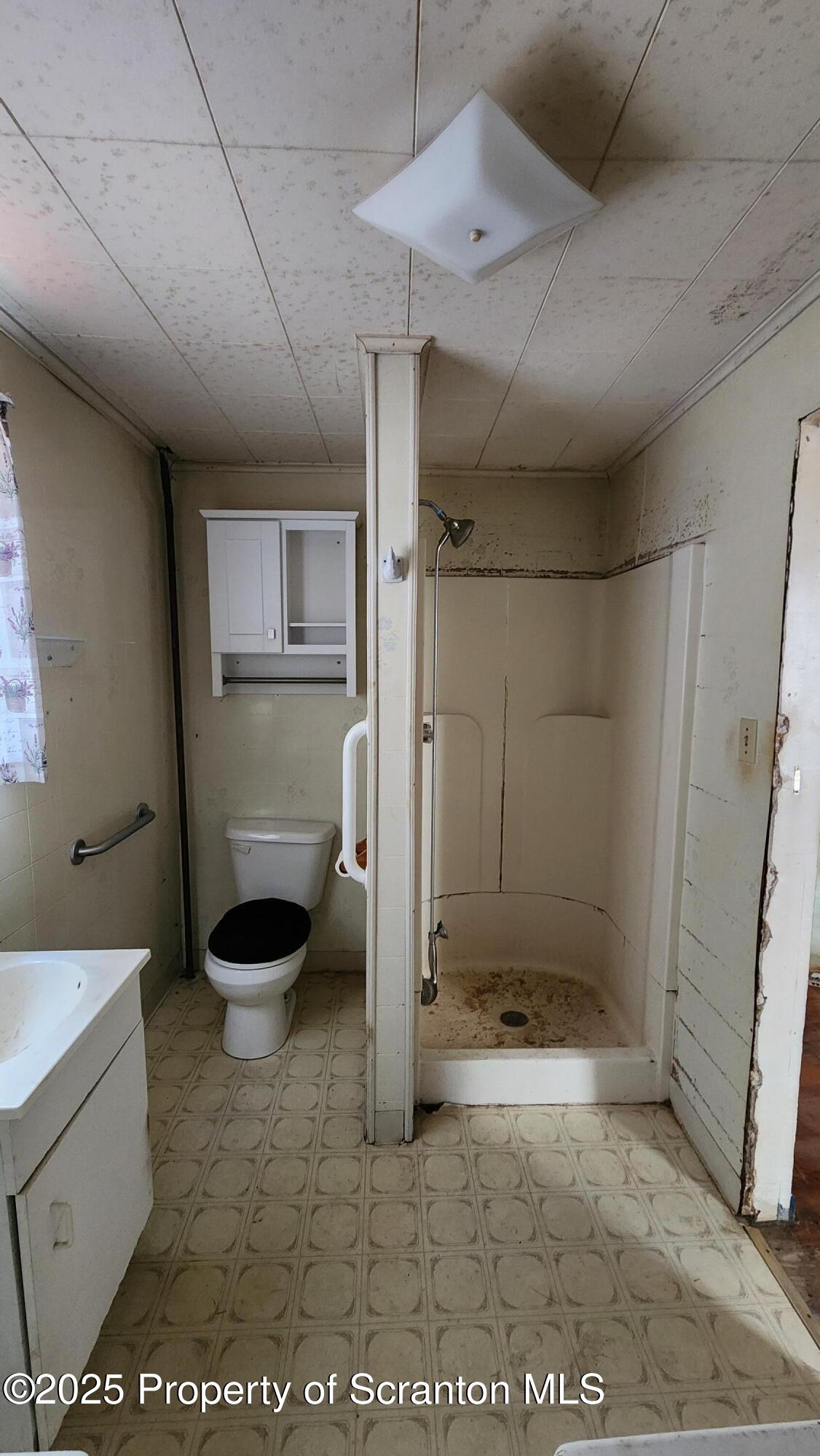 40 William Street Hallstead, PA 18822 - Photo 6 of 31 a bathroom with a toilet and a shower