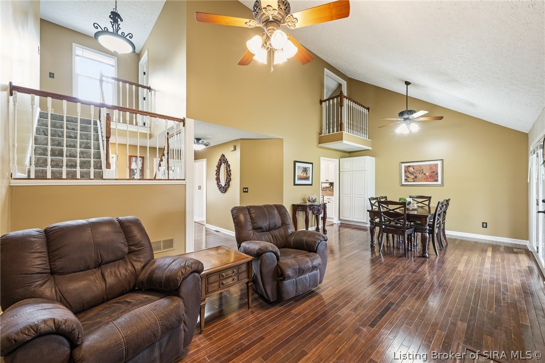 7002 Bethany Road Charlestown, IN 47111 - Photo 3 of 60 Vaulted ceilings in the main living/dining area