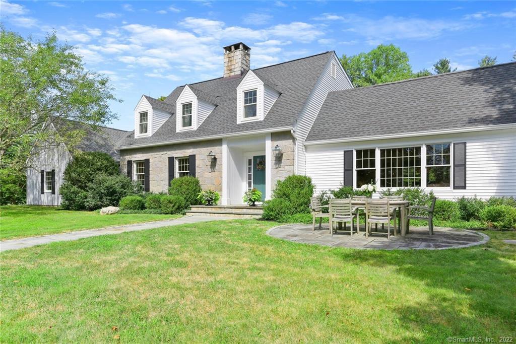 196 Lonetown Road Redding, CT 06896 - Photo 1 of 1 Amazing curb appeal and front patio for dining and watching the sunset