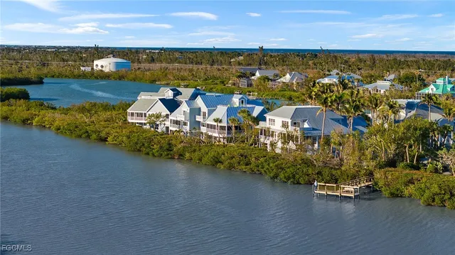 a view of a city with an ocean