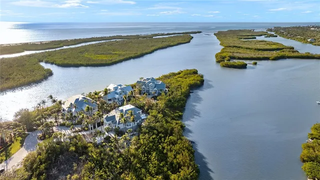 a view of a lake with an ocean view