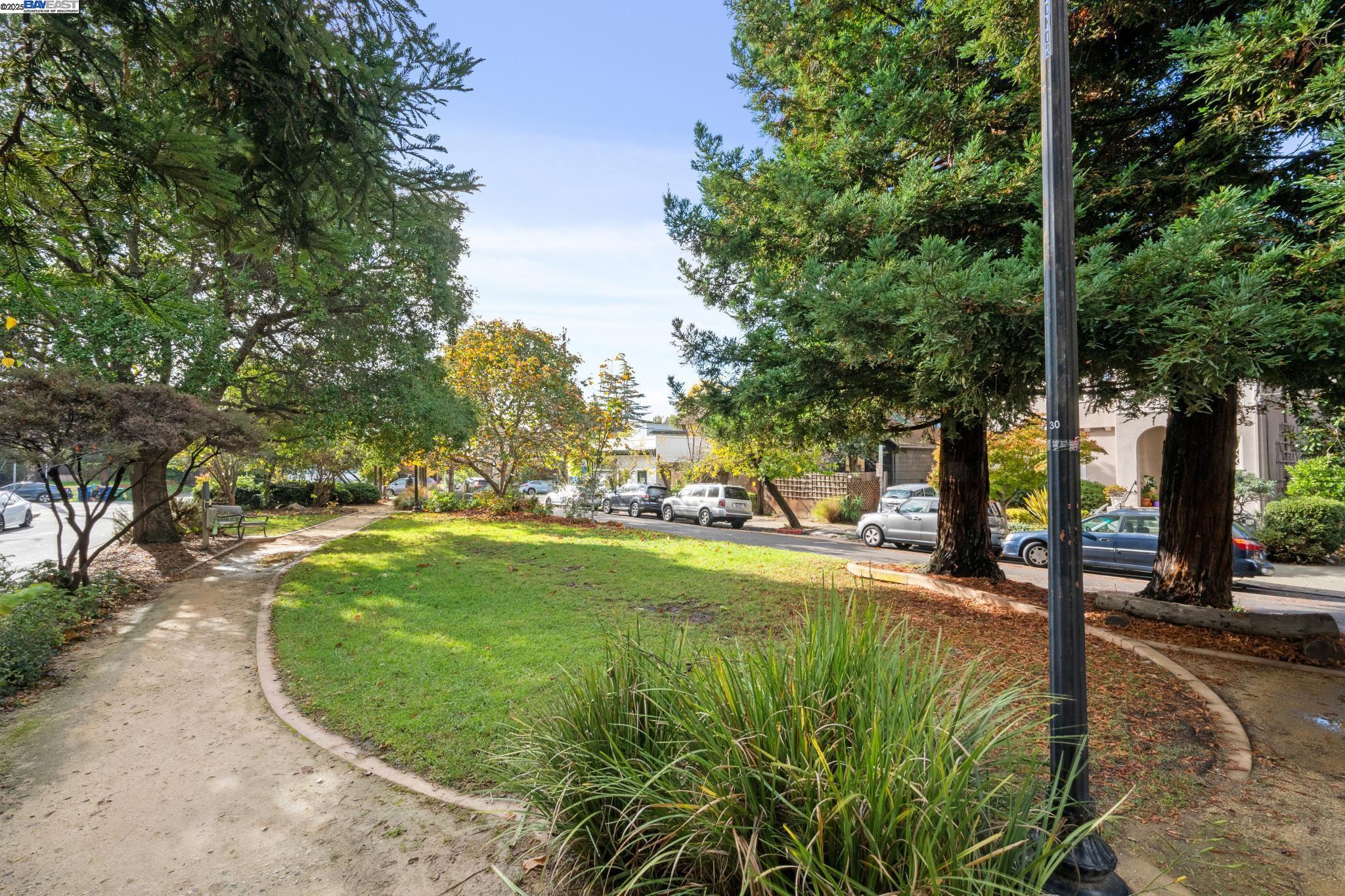 3047 Halcyon Court Berkeley, CA 94705 - Photo 42 of 45 a view of a swimming pool from a garden