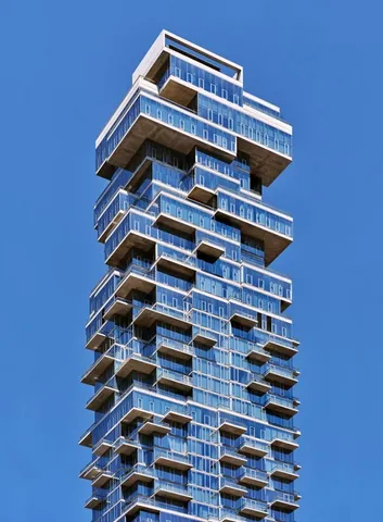 a front view of a building