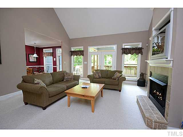 1815 Shaw Road Durham, NC 27704 - Photo 4 of 24 Lots of natural light from the many windows. Doors leading to the enormous deck area. Living Room