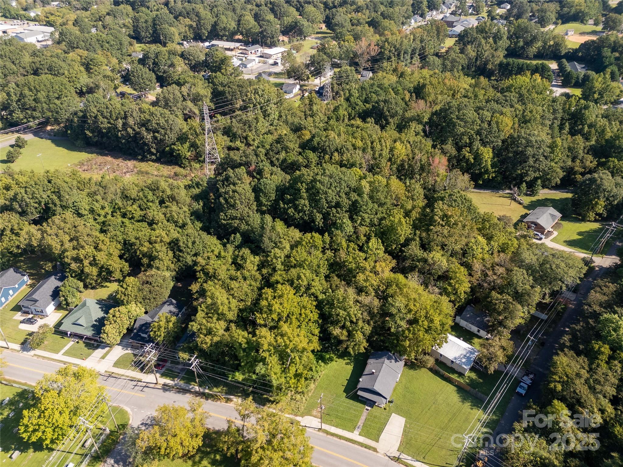 218 East Madison Street York, SC 29745 - Photo 3 of 17 an aerial view of residential houses with outdoor space