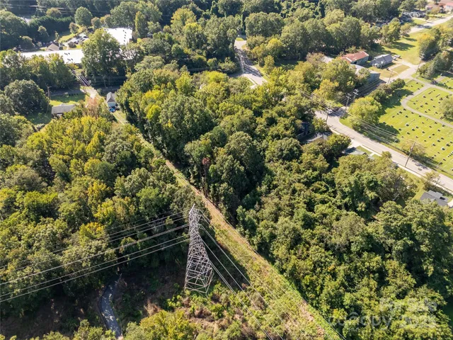 a view of a bunch of flowers and trees