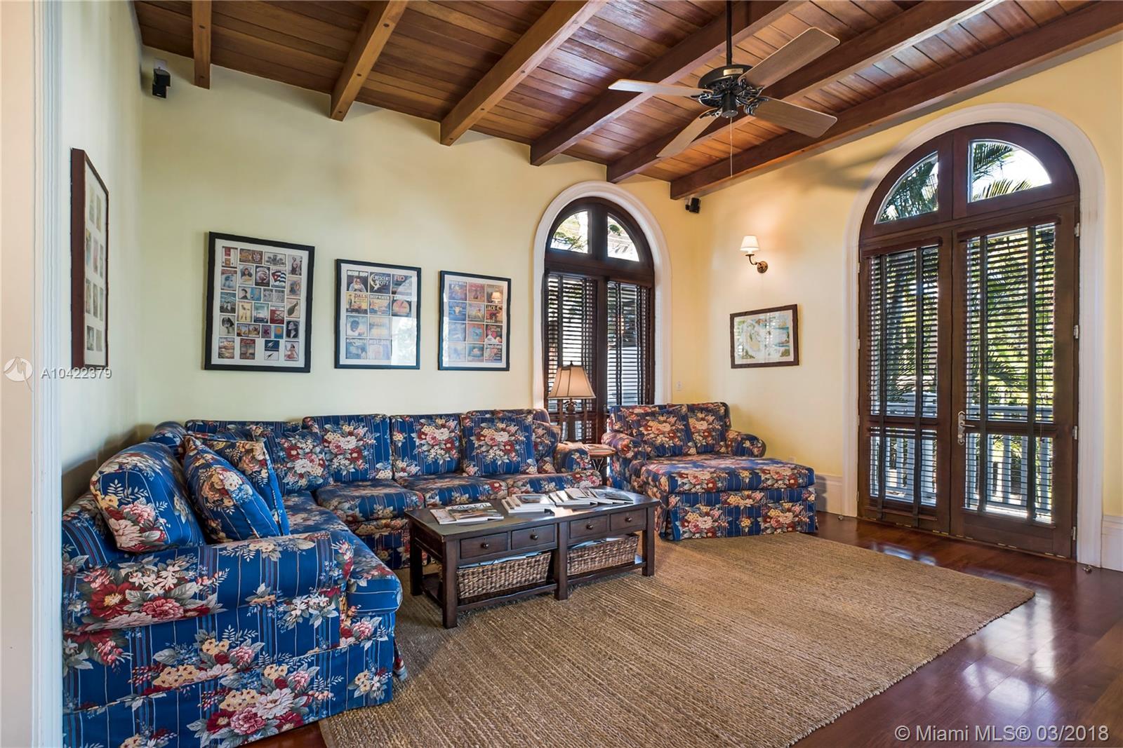 14 Harbor Point Key Biscayne, FL 33149 - Photo 12 of 45 a living room with furniture and wooden floor