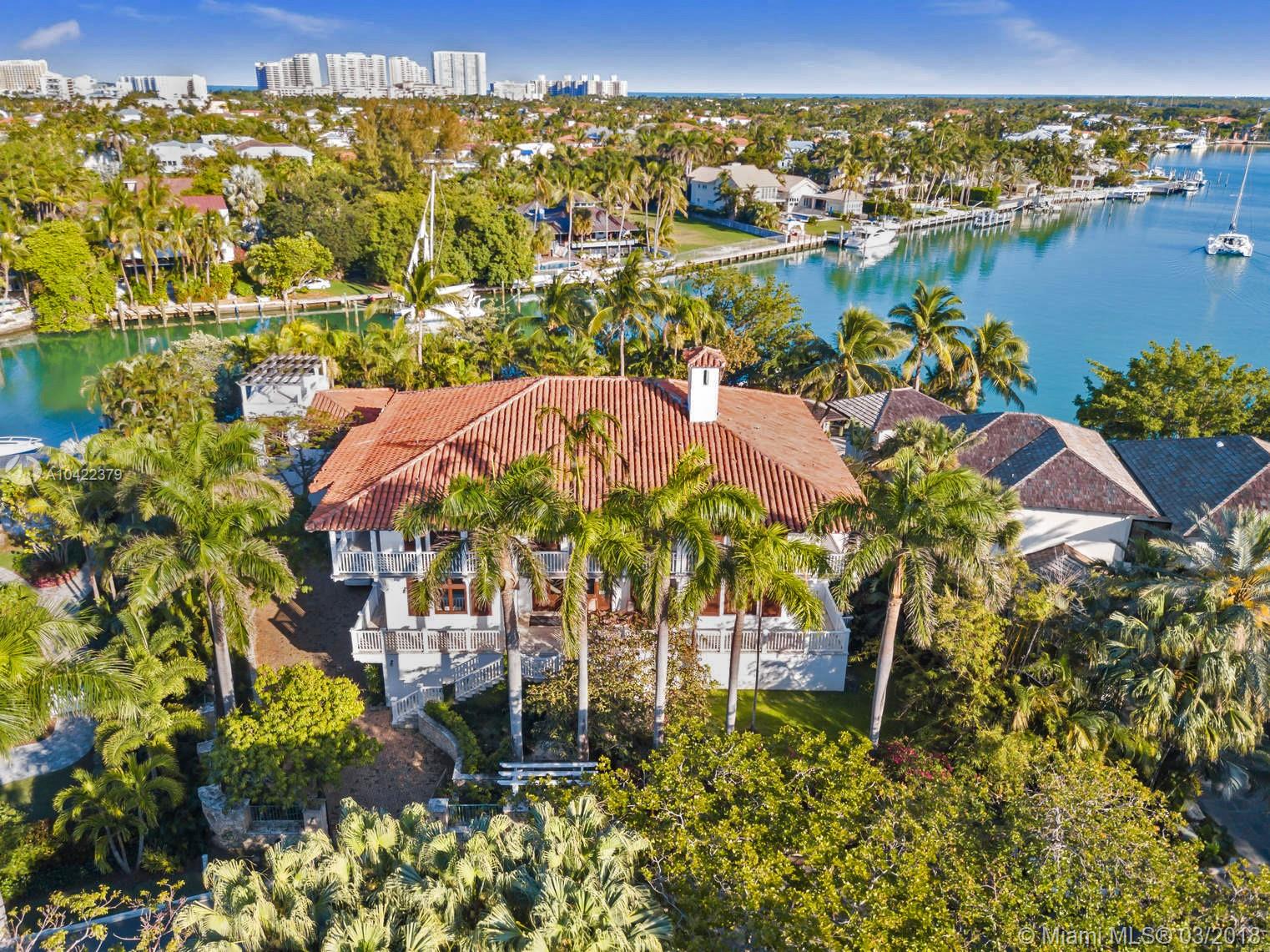 14 Harbor Point Key Biscayne, FL 33149 - Photo 36 of 45 a view of a lake with a mountain in the background