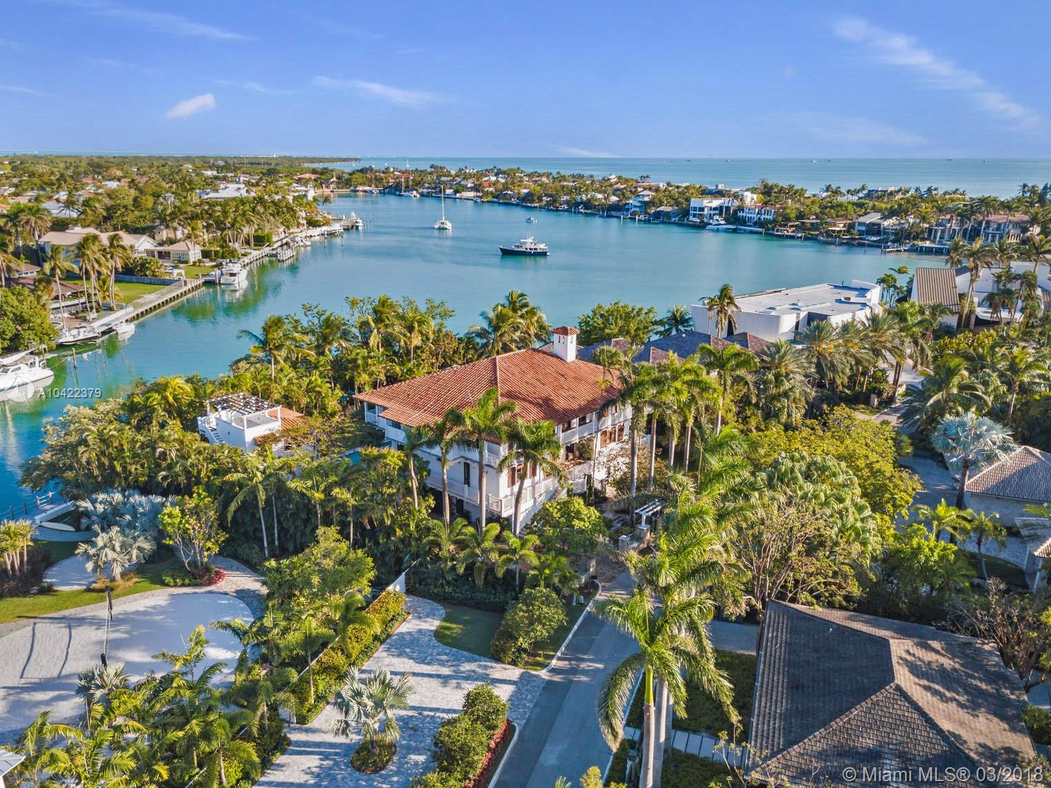 14 Harbor Point Key Biscayne, FL 33149 - Photo 38 of 45 a view of a lake with a city
