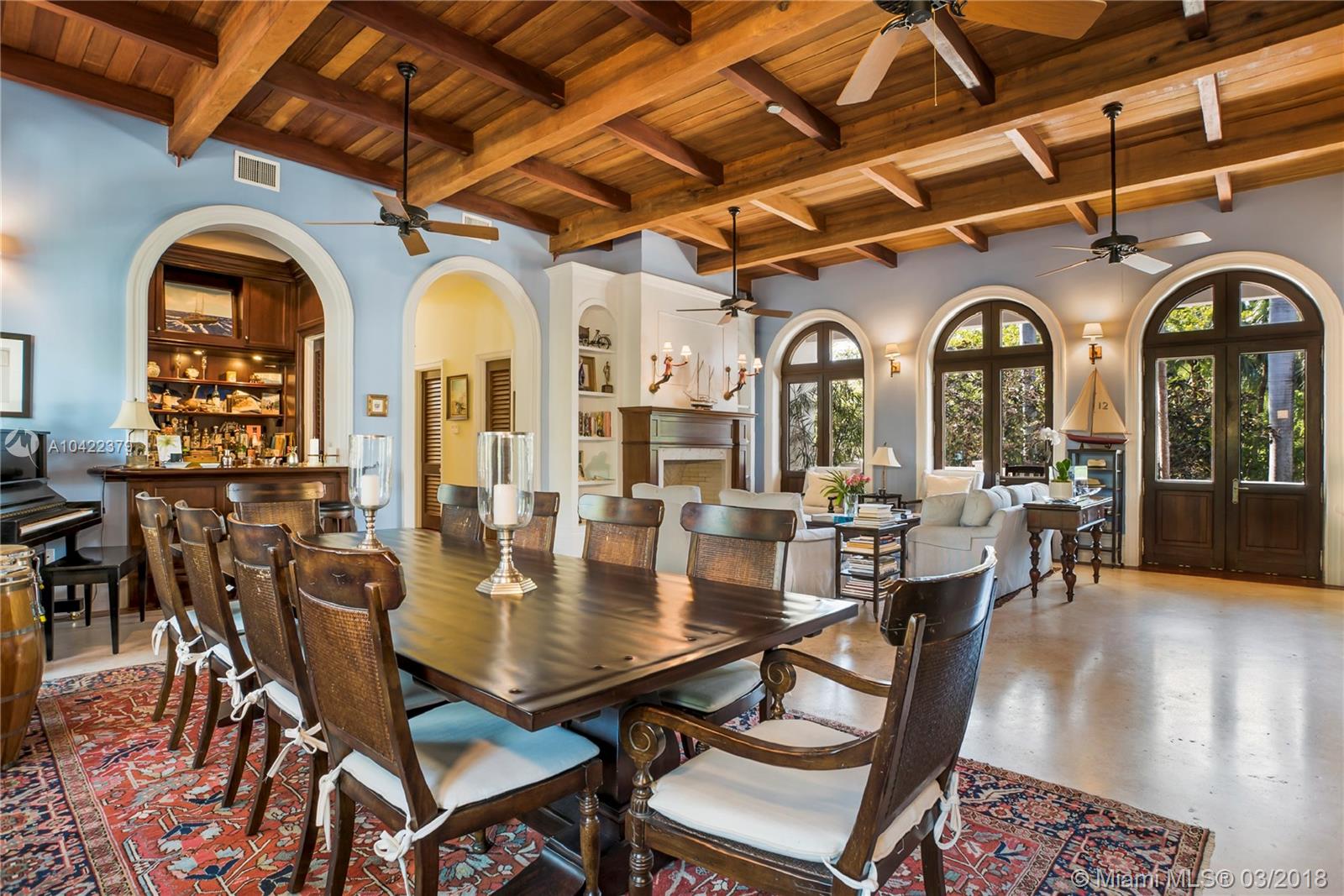 14 Harbor Point Key Biscayne, FL 33149 - Photo 8 of 45 a view of a dining room with furniture