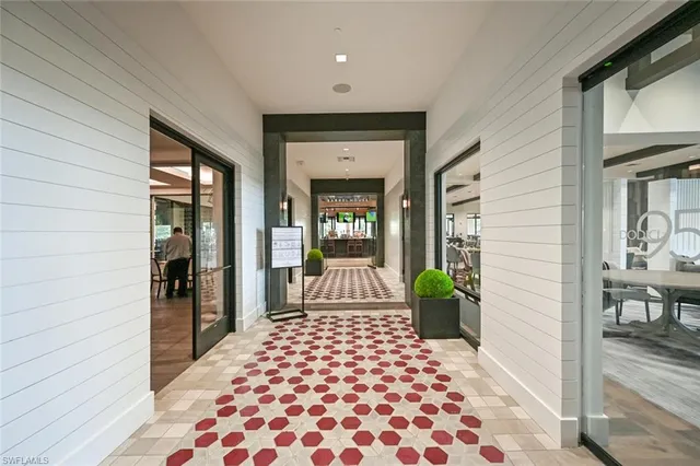a view of a entryway door front of house