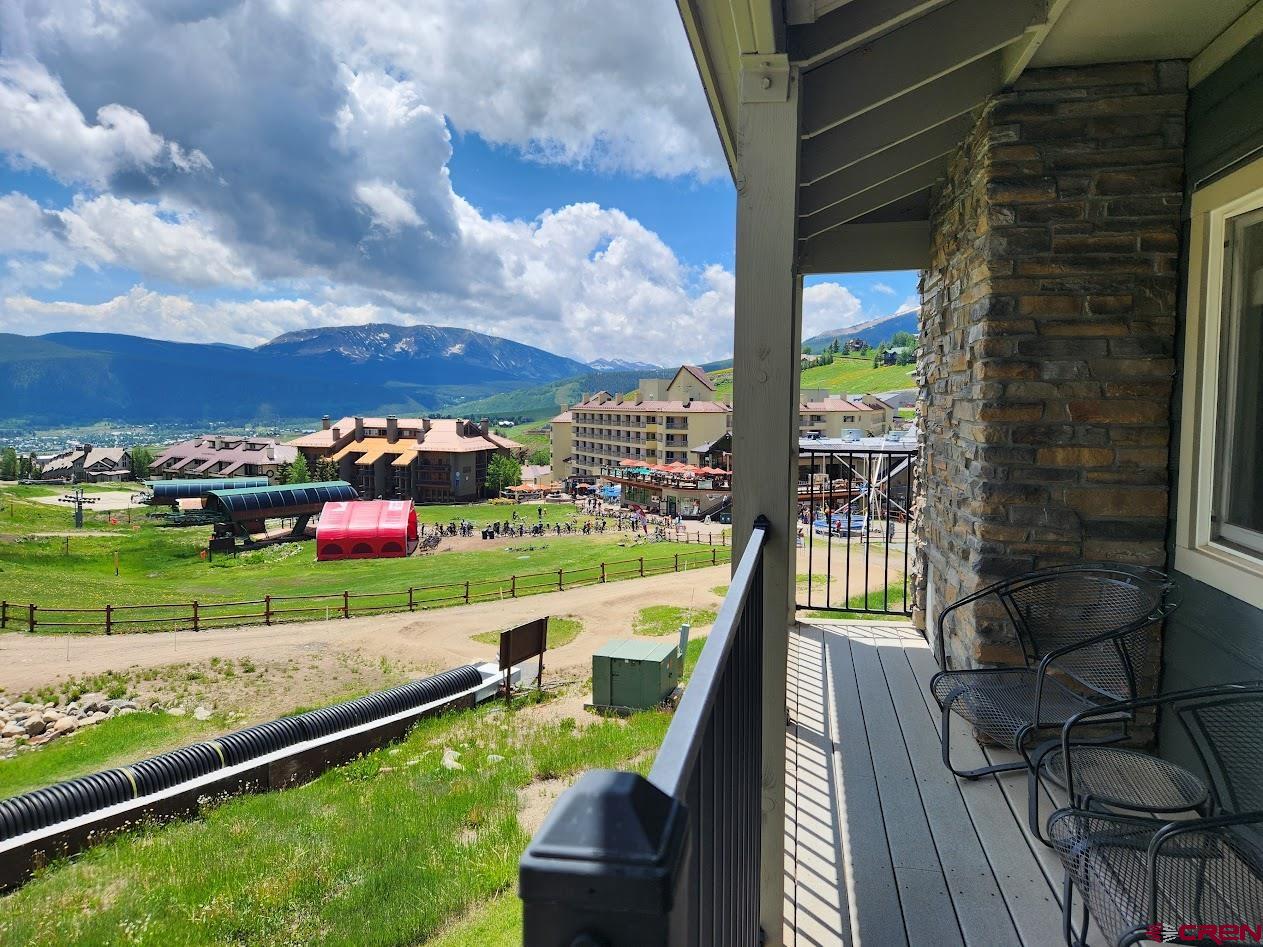 31 Crested Mountain Lane, Unit C2 Crested Butte, CO 81225 - Photo 20 of 25 a view of an outdoor seating area