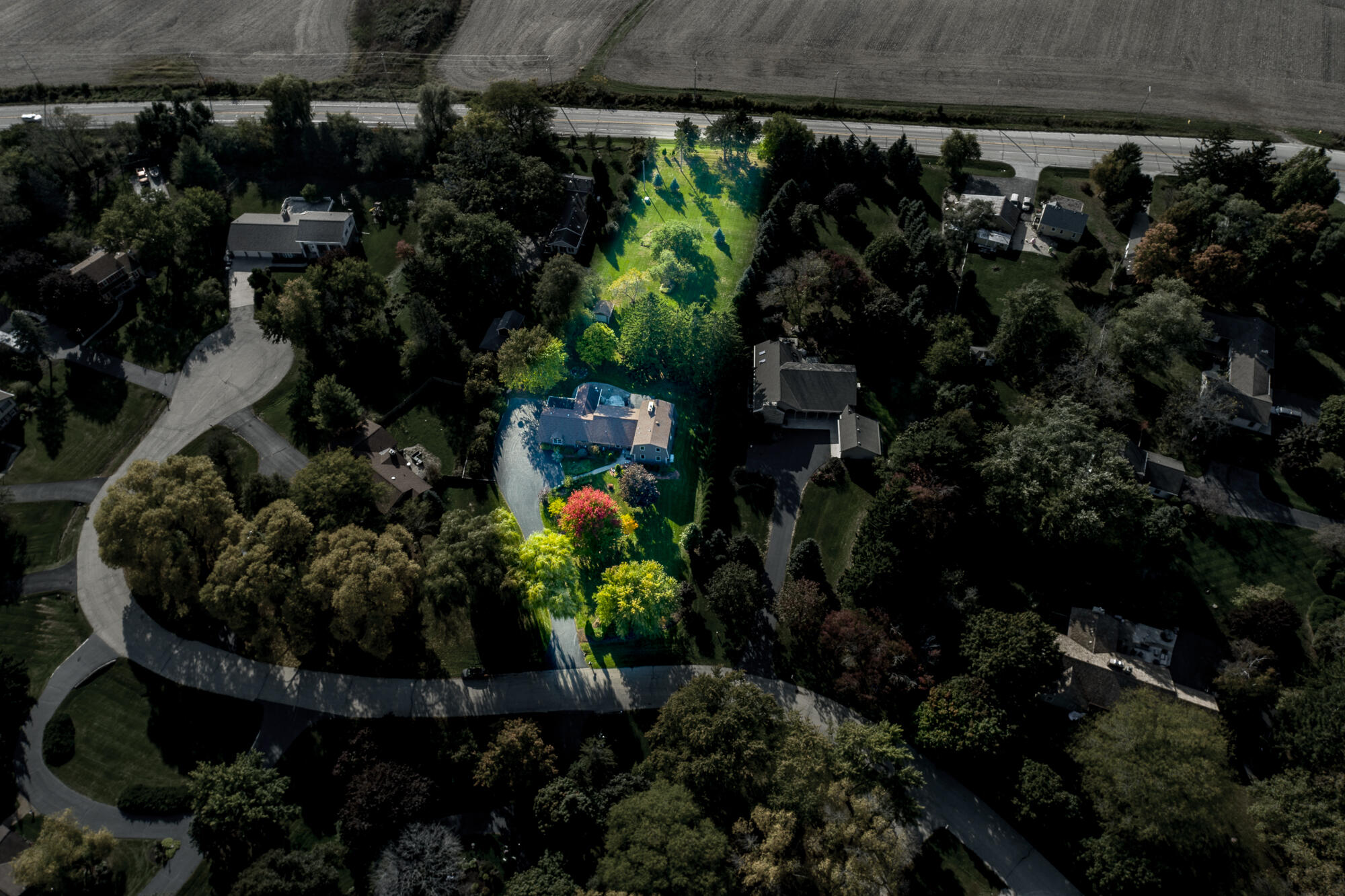 4024 South Brook Road Caledonia, WI 53126 - Photo 42 of 66 Home highlighted showing it is located near a cul-de-sac providing low traffic