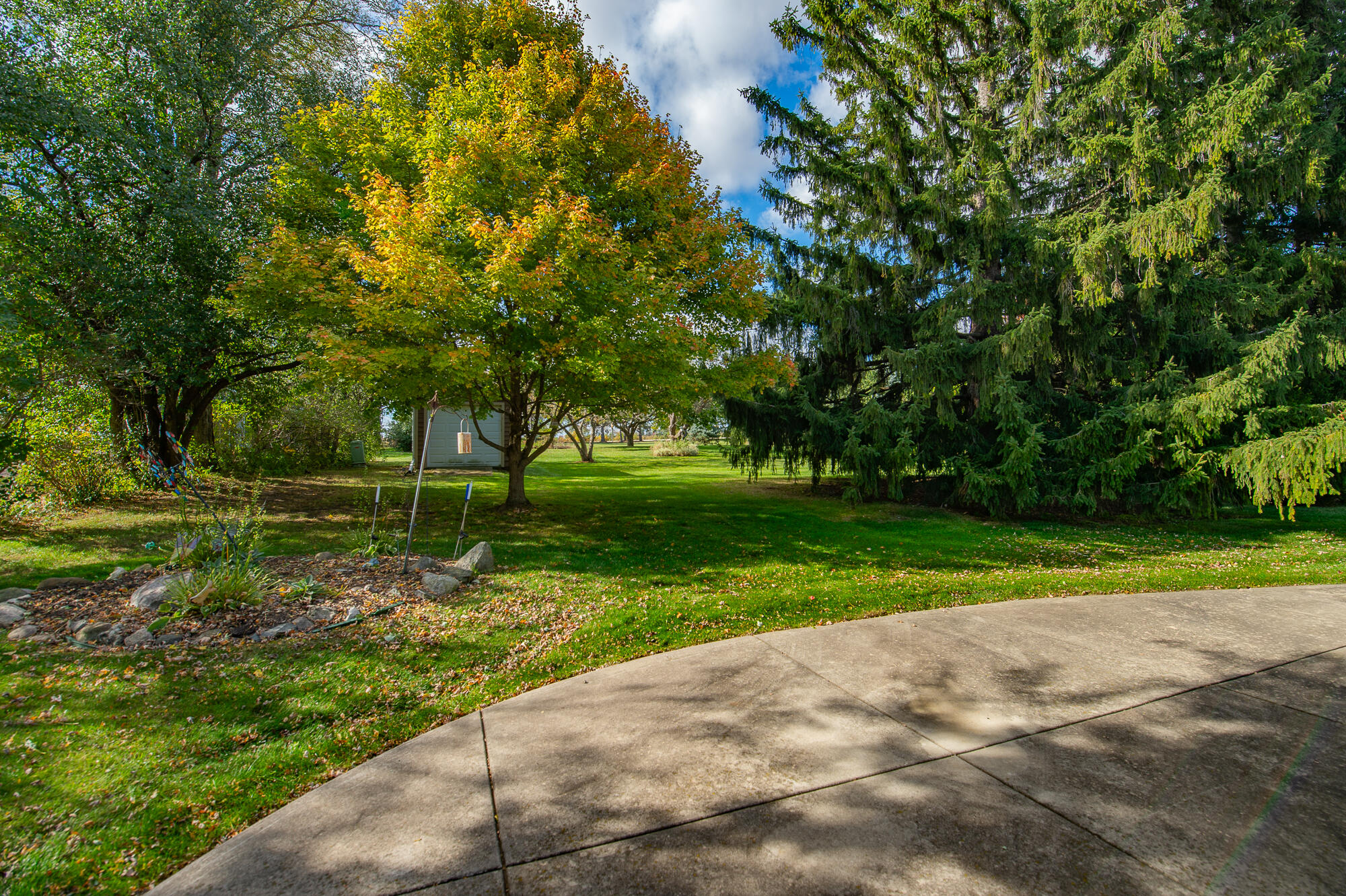 4024 South Brook Road Caledonia, WI 53126 - Photo 58 of 66 View of backyard looking west from patio