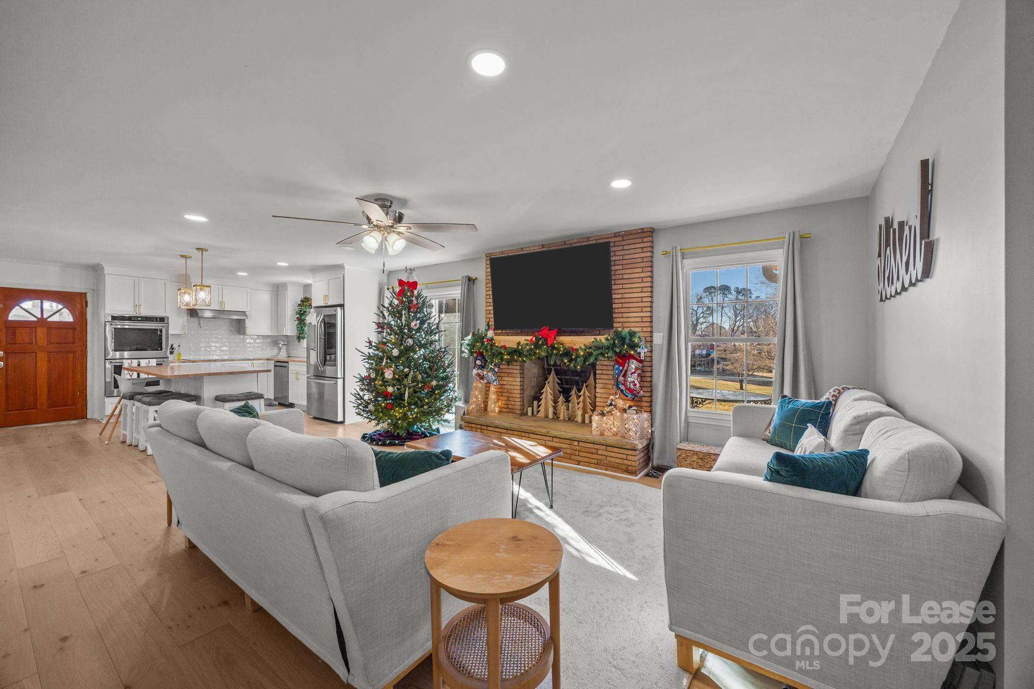 4611 Kiser Island Road Terrell, NC 28682 - Photo 21 of 40 a living room with furniture and a wooden floor