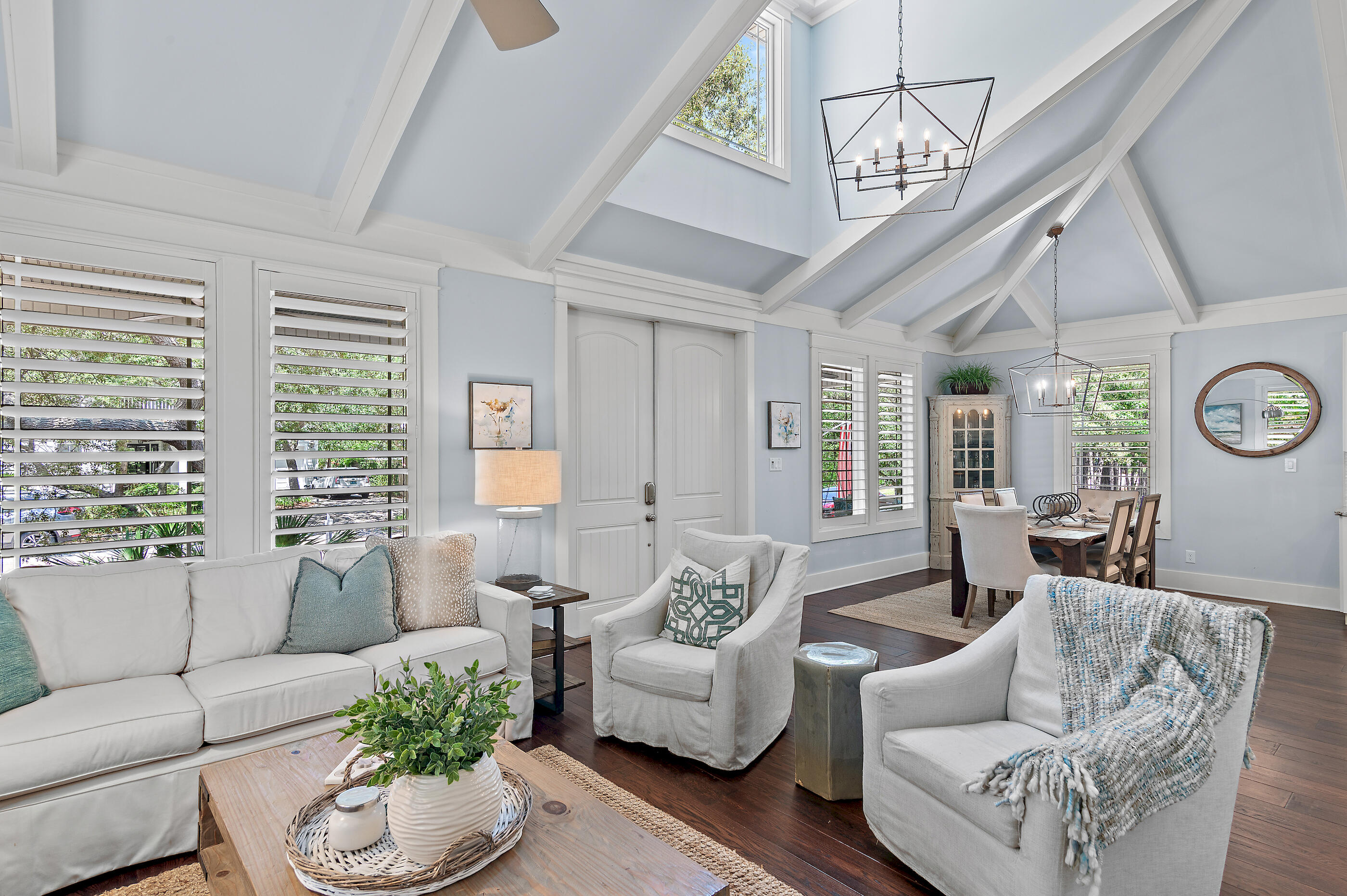 104 Spotted Dolphin Road Santa Rosa Beach, FL 32459 - Photo 2 of 42 a living room with furniture and a large window