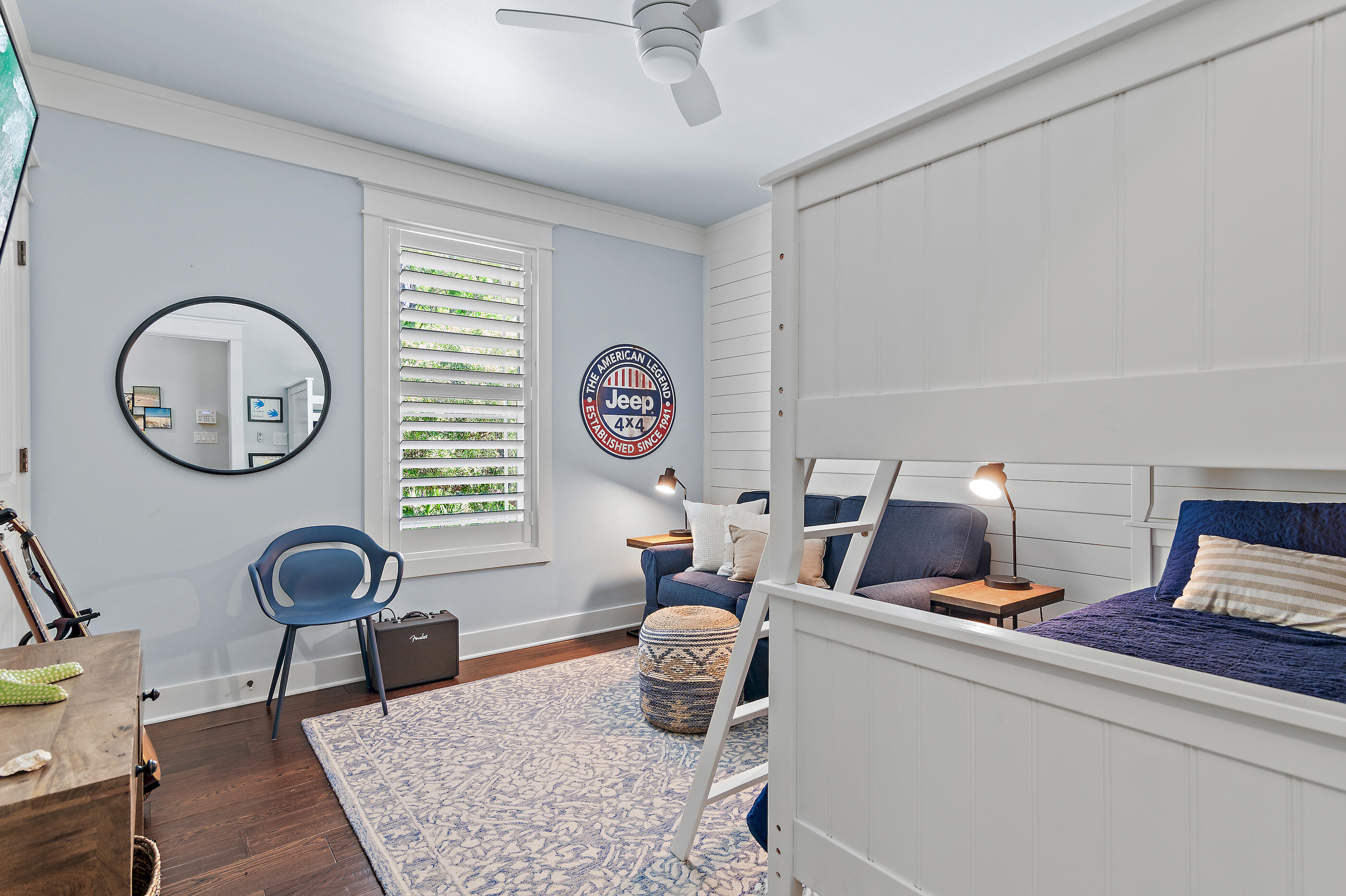 104 Spotted Dolphin Road Santa Rosa Beach, FL 32459 - Photo 25 of 42 a living room with furniture and a mirror