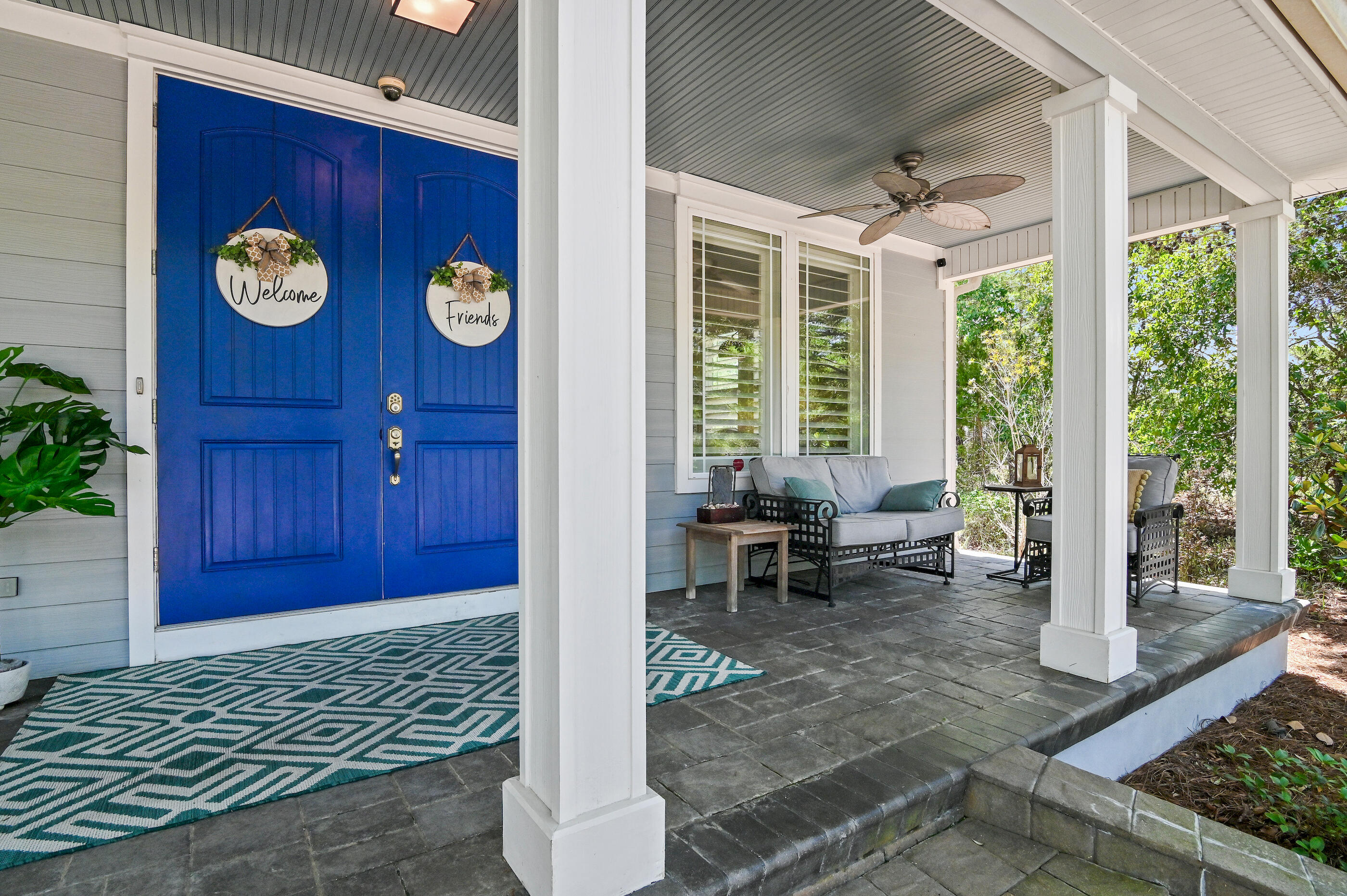 104 Spotted Dolphin Road Santa Rosa Beach, FL 32459 - Photo 3 of 42 a view of an entryway with a table and chairs in front of it