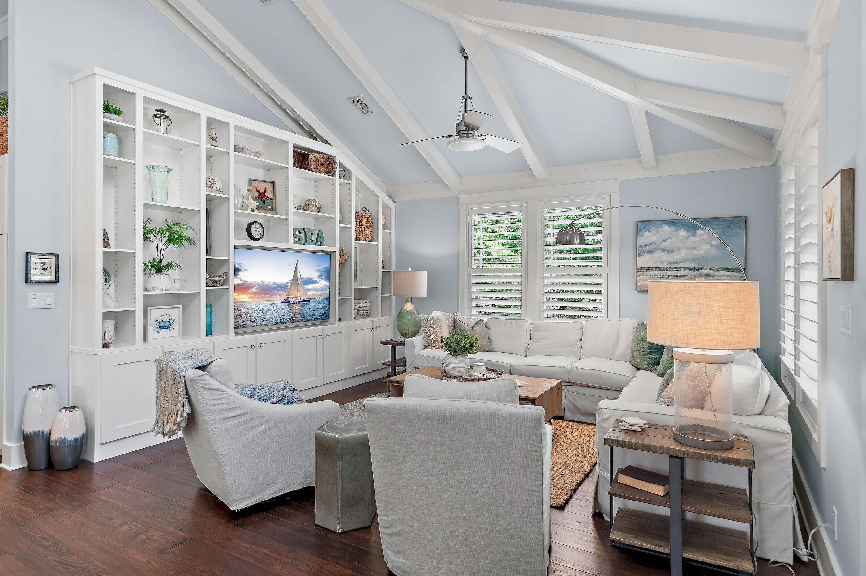 104 Spotted Dolphin Road Santa Rosa Beach, FL 32459 - Photo 6 of 42 a living room with furniture and a large window