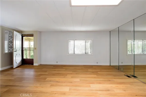 a view of an empty room with window