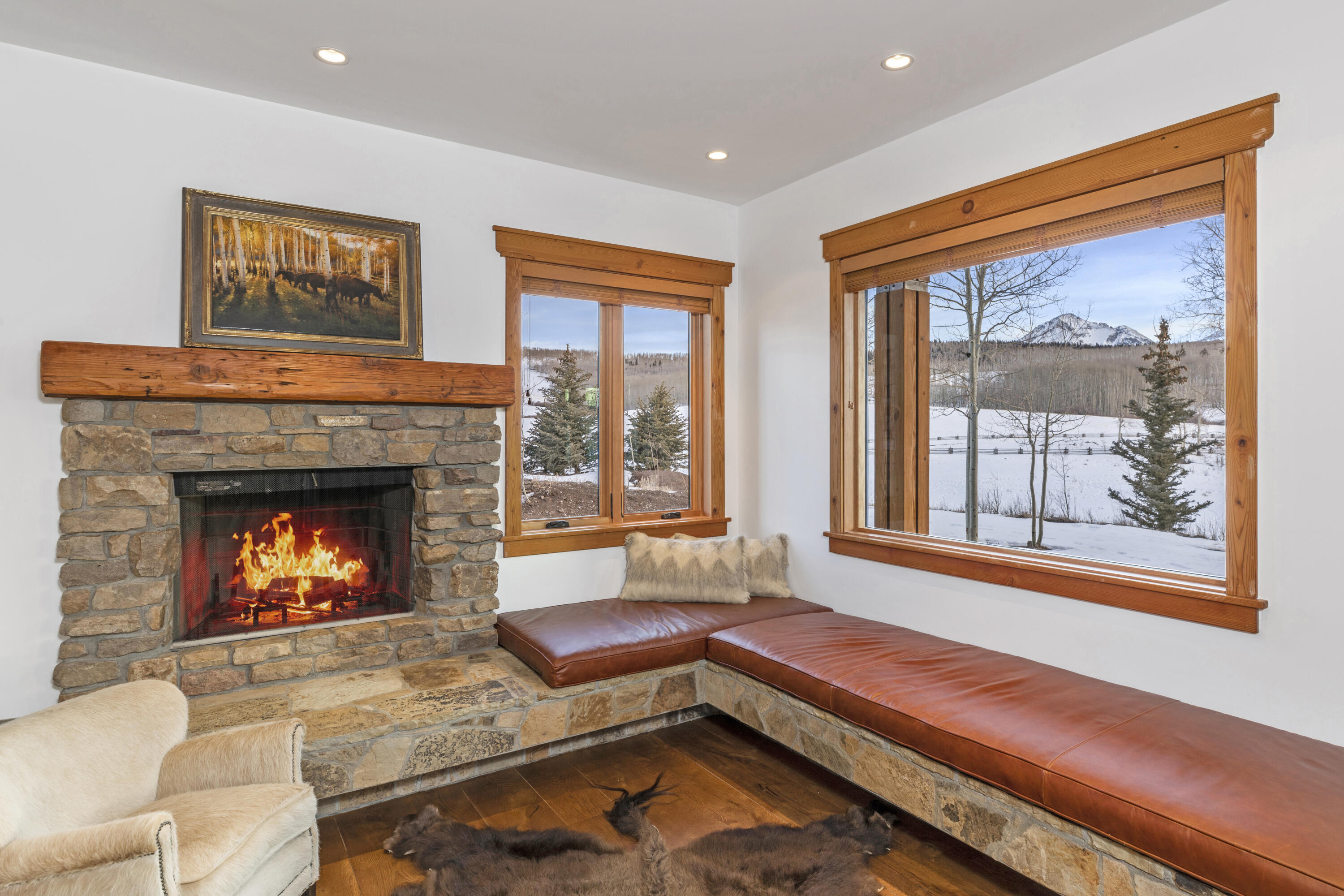 6800 County Road Telluride, CO 81435 - Photo 30 of 64 a living room with furniture and a fireplace
